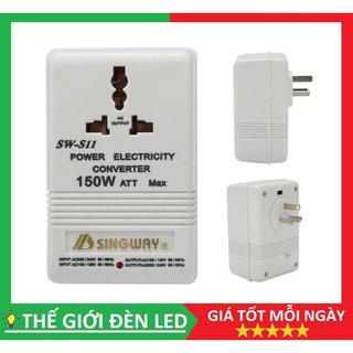 Biến thế đổi điện du lịch 220v ra 110v dùng cho công suất 150w,100w, 80w, 70w