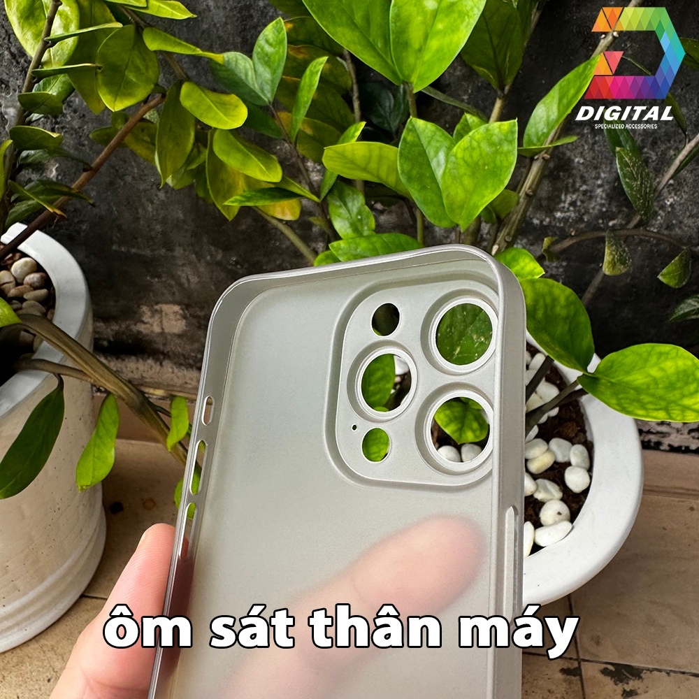 Combo 2 Ốp Lưng Trong Nhám Unibody iPhone 15 Pro Max Siêu Mỏng