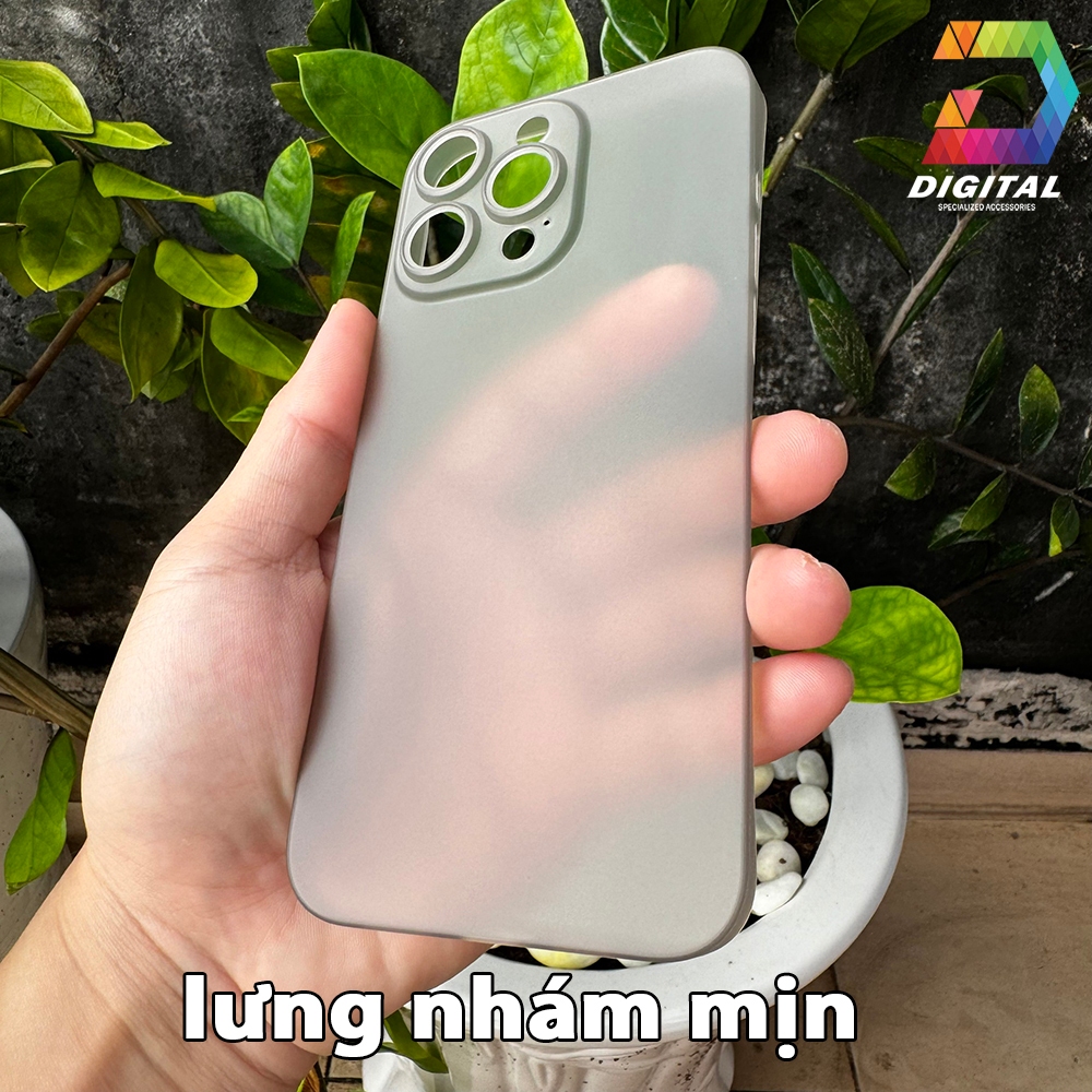 Combo 2 Ốp Lưng Trong Nhám Unibody iPhone 15 Pro Max Siêu Mỏng