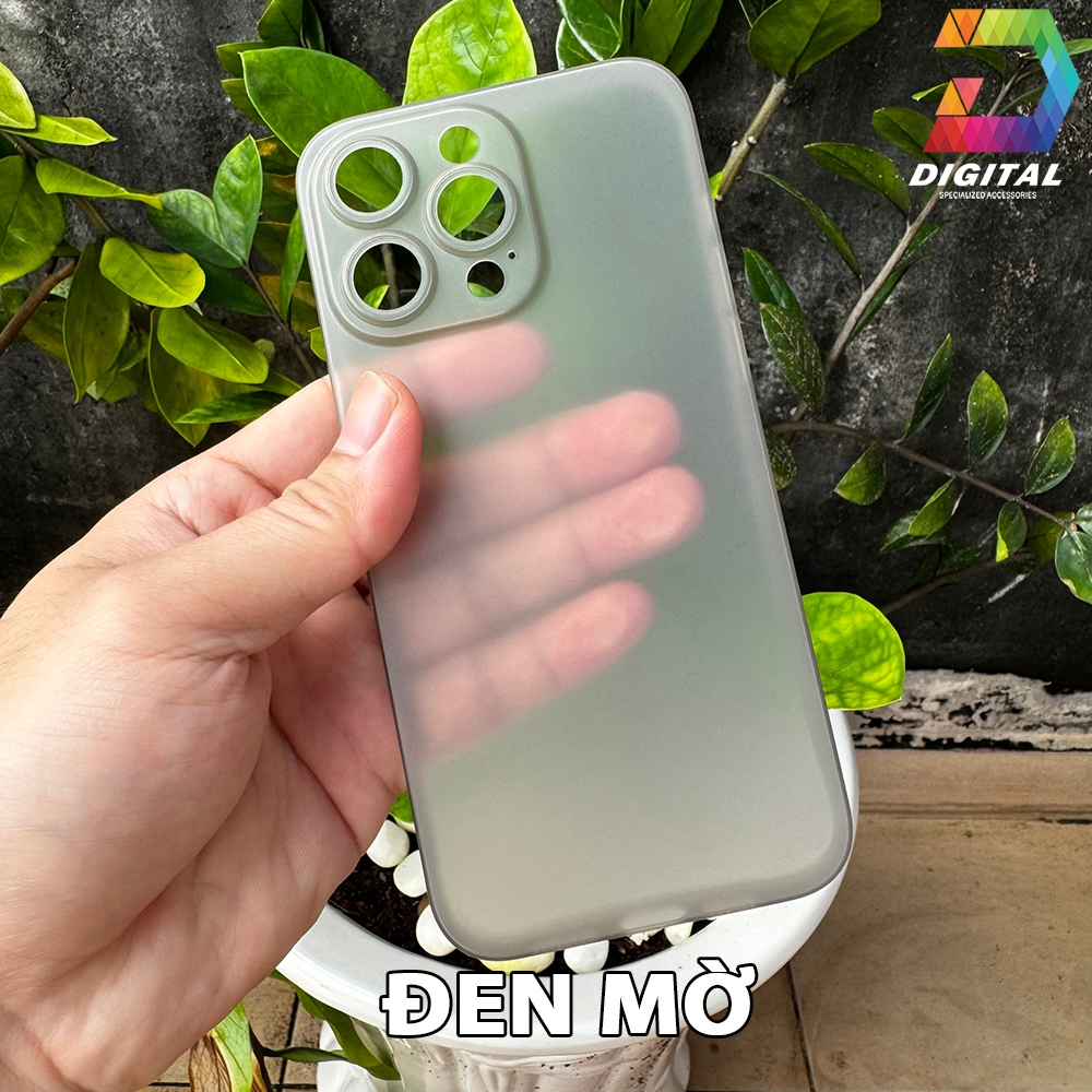 Combo 2 Ốp Lưng Trong Nhám Unibody iPhone 15 Pro Max Siêu Mỏng