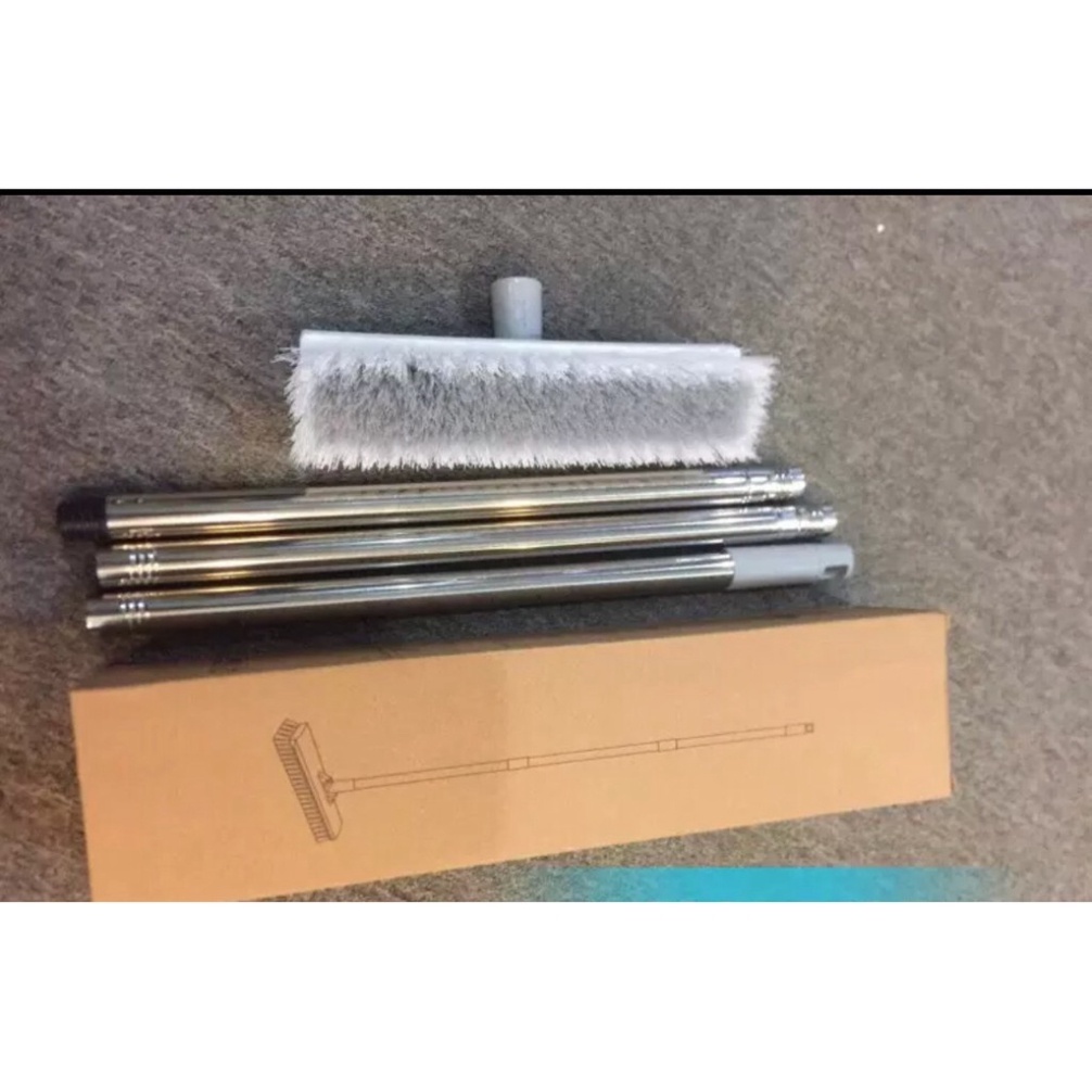 Chổi chà sàn nhà tắm 2in1 thiết kế đầu gạt nước thông minh, cây chà sàn thông minh xoay 120 độ quét sạch mọi góc ngách