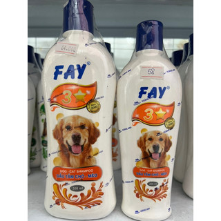  SỮA TẮM FAY 3* FAY 3 SAO SỮA TẮM CHÓ MÈO GIÚP VỆ SINH DA LÔNG LÀM MƯỢT LÔNG HỖ TRỢ DIỆT VE BỌ CHÉT 
