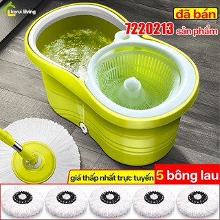 Cây lau nhà AISHA 360 độ MINI đa năng nhỏ gọn tiện lợi, dung tích lớn,cây lau sàn mini cho bé