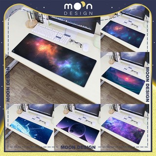 Lót Chuột Gaming in hình Astronaut, Universe, Galaxy Vũ Trụ bàn di chuột cỡ lớn Mouse Pad 30x80/40x90/50x100