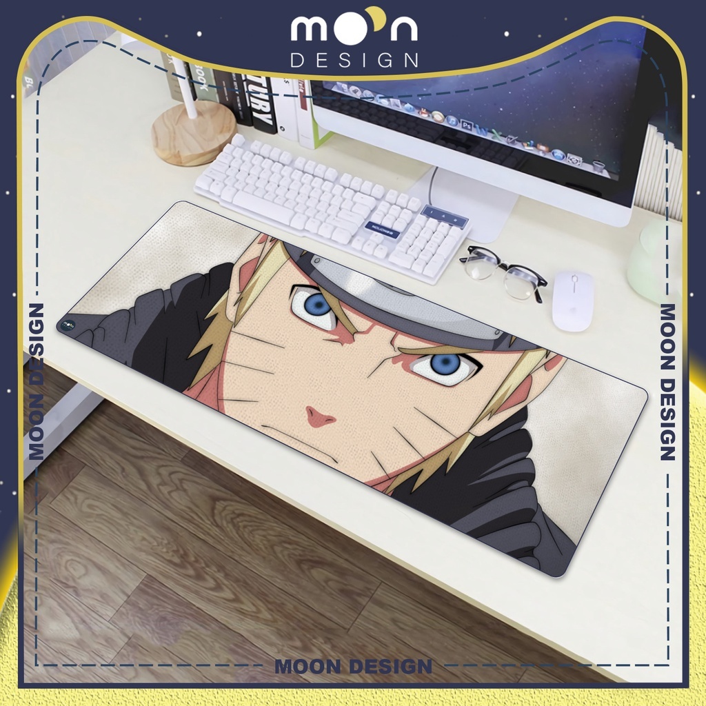 Miếng Lót Chuột Gaming in hình Anime Boruto Naruto The Movie - Sasuke Pad Decor bàn làm việc size Tròn 25/35/21x26/25x31
