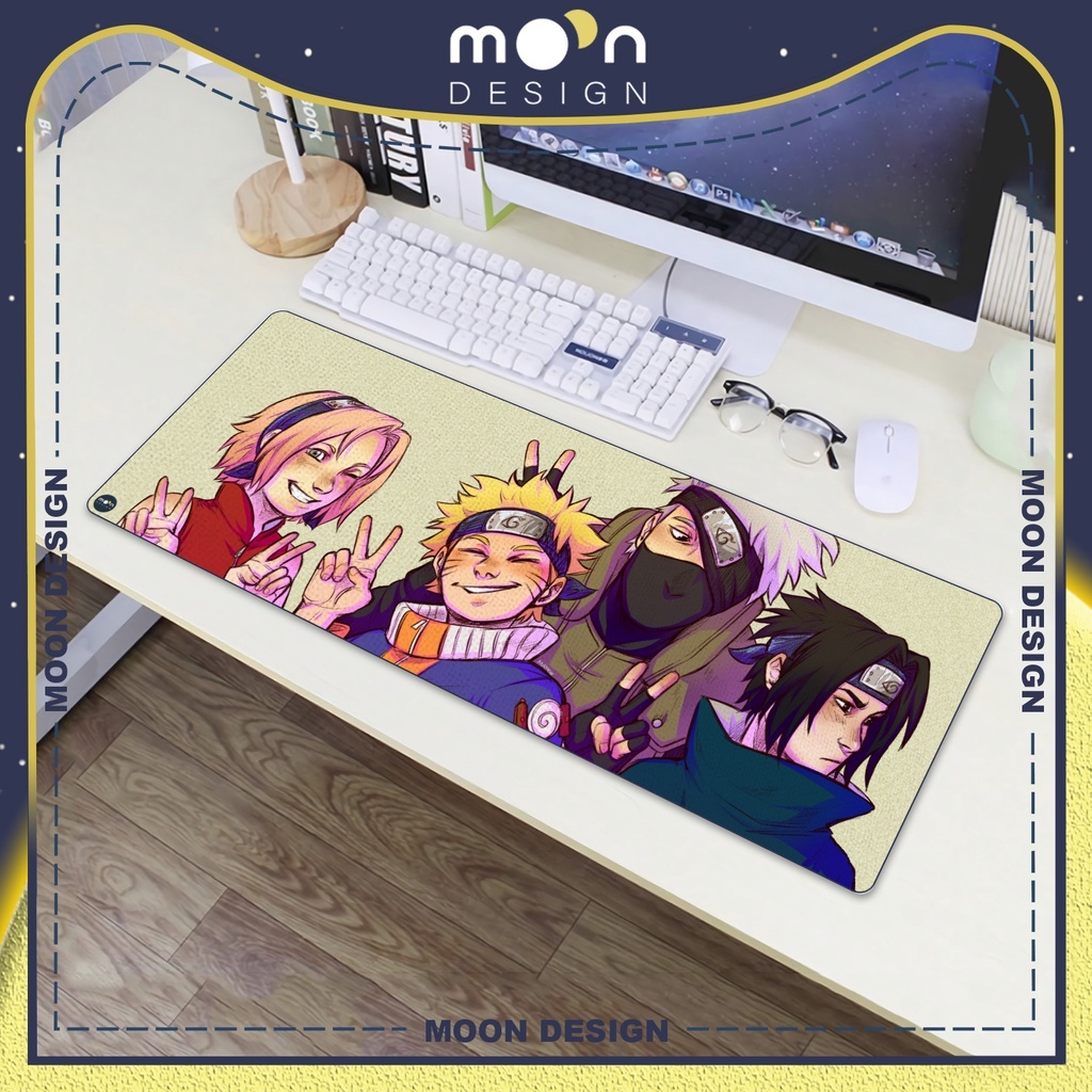Miếng Lót Chuột Gaming in hình Anime Boruto Naruto The Movie - Sasuke Pad Decor bàn làm việc size Tròn 25/35/21x26/25x31