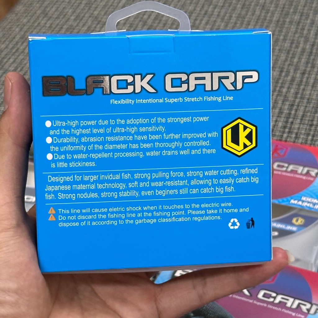 DÂY CƯỚC CHUYÊN CÂU CÁ LK BLACK CARP - LÀM LEADER, DÂY LINK, TRỤC THẺO