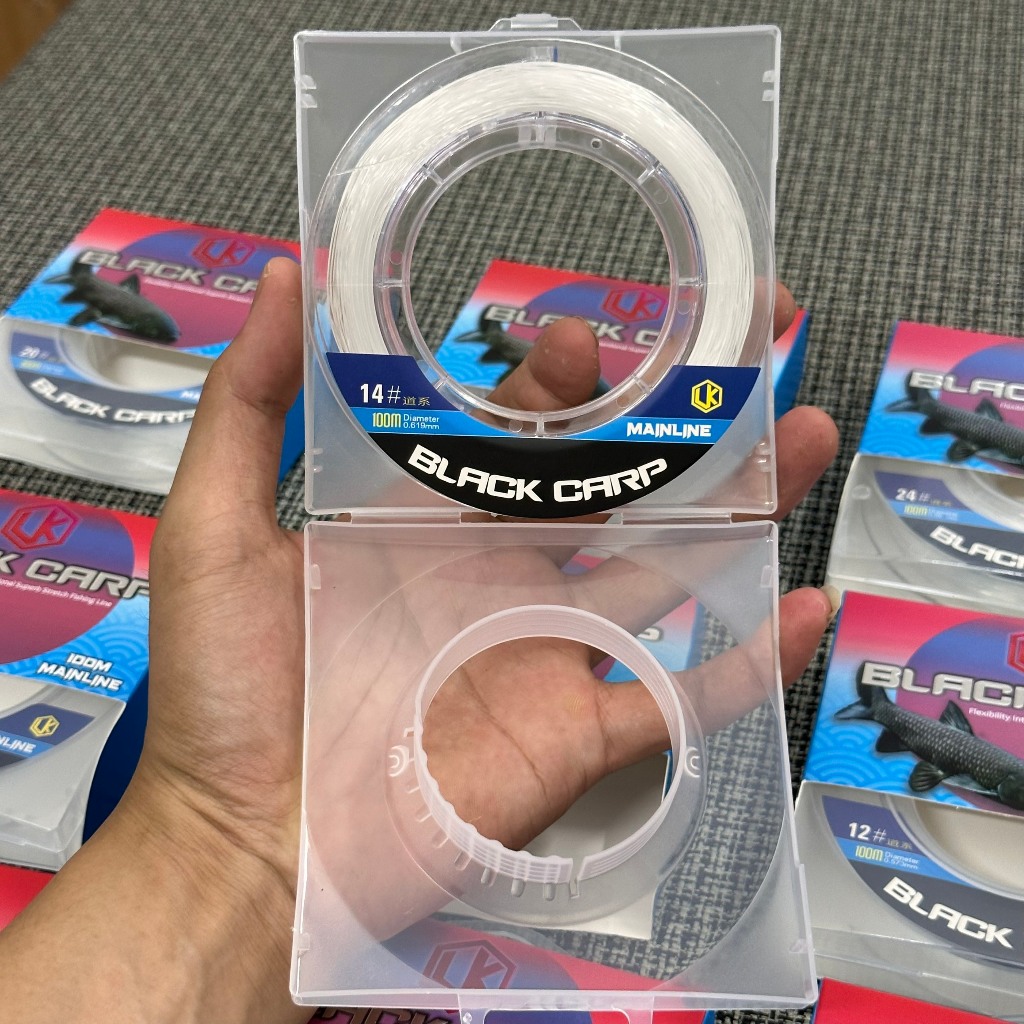 DÂY CƯỚC CHUYÊN CÂU CÁ LK BLACK CARP - LÀM LEADER, DÂY LINK, TRỤC THẺO