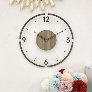 Đồng hồ treo tường decor trang trí phòng khách, phòng ngủ đường kính 35cm độc đáo
