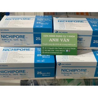 Băng keo giấy/băng keo cuộn y tế nhật bản nichipore