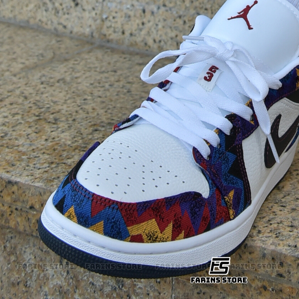 Giày Air Jordan 1 Low SE Nothing But Net CZ8659-100 Auth Cho Nam Nữ, Jordan 1 Low Real Fullbox Farins Store