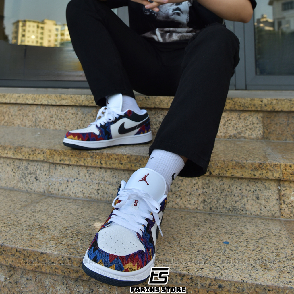 Giày Air Jordan 1 Low SE Nothing But Net CZ8659-100 Auth Cho Nam Nữ, Jordan 1 Low Real Fullbox Farins Store