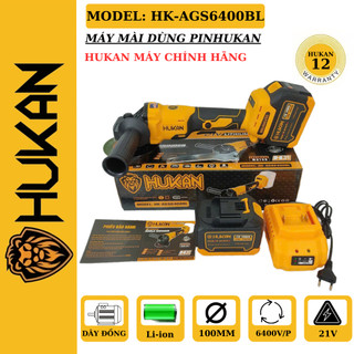 Máy mài pin hukan ags6400bl động cơ không chổi than mạch 3 tốc độ ...