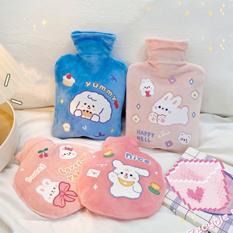 Túi Nước Nóng, Túi Chườm Giữ Ấm Giảm Đau Bụng Kinh