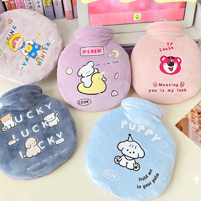 Túi Nước Nóng, Túi Chườm Giữ Ấm Giảm Đau Bụng Kinh