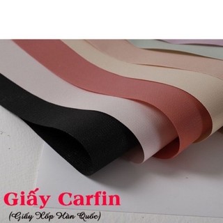 Giấy xốp gói hoa hàn quốc 60x60cm - giấy carfin bó hoa chống nước