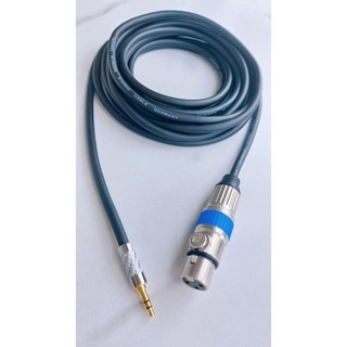 Dây canon cái ra 3.5 ly dài 0,5m-1m-1,5m-2m-3m-5m loại tốt - dây tín hiệu âm thanh jack 3.5 mm ra canon - phố nhạc