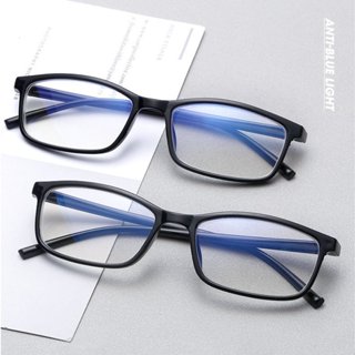 Kính mắt nữ nam giả cận thời trang phong cách Hàn Quốc mắt kính không độ chống tia UV và ánh sáng xanh ABICA 056