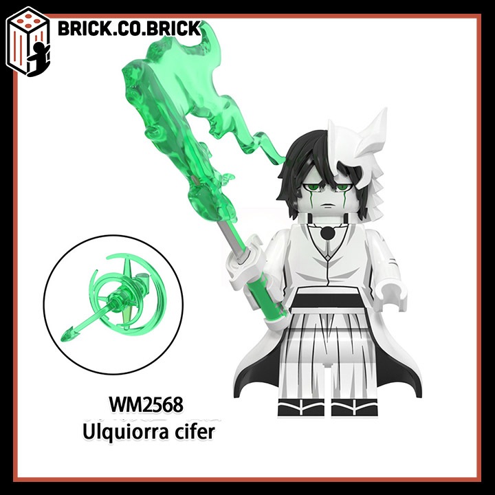 Bleach Đồ Chơi Lắp Ráp Anime Zaraki Kenpachi Kurosaki Ichigo Minifigure Mô hình Nhân vật Sứ Giả Thần Chết WM6164
