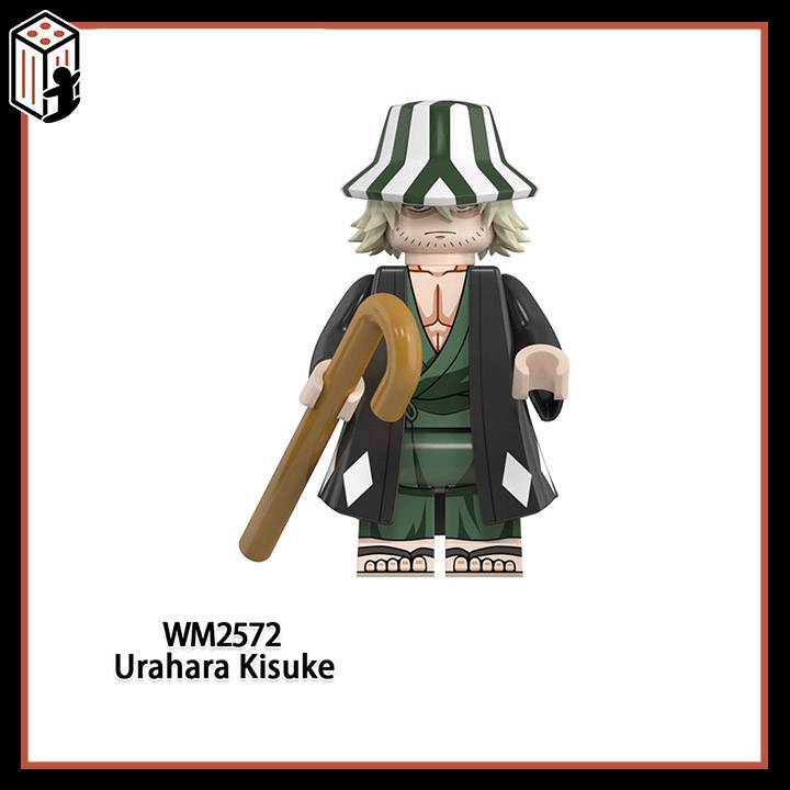 Bleach Đồ Chơi Lắp Ráp Anime Zaraki Kenpachi Kurosaki Ichigo Minifigure Mô hình Nhân vật Sứ Giả Thần Chết WM6164