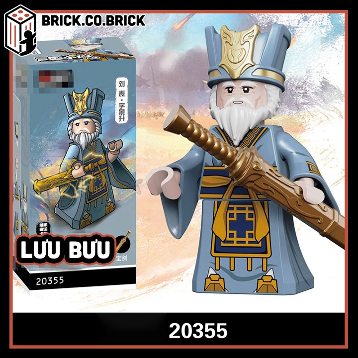 Tam Quốc Diễn Nghĩa Mô hình Lắp ráp Nhân vật Lưu Biểu Đào Khiêm Viên Thục Đồ chơi  Công Tôn Toản Mã Đằng Tôn Kiên Binh