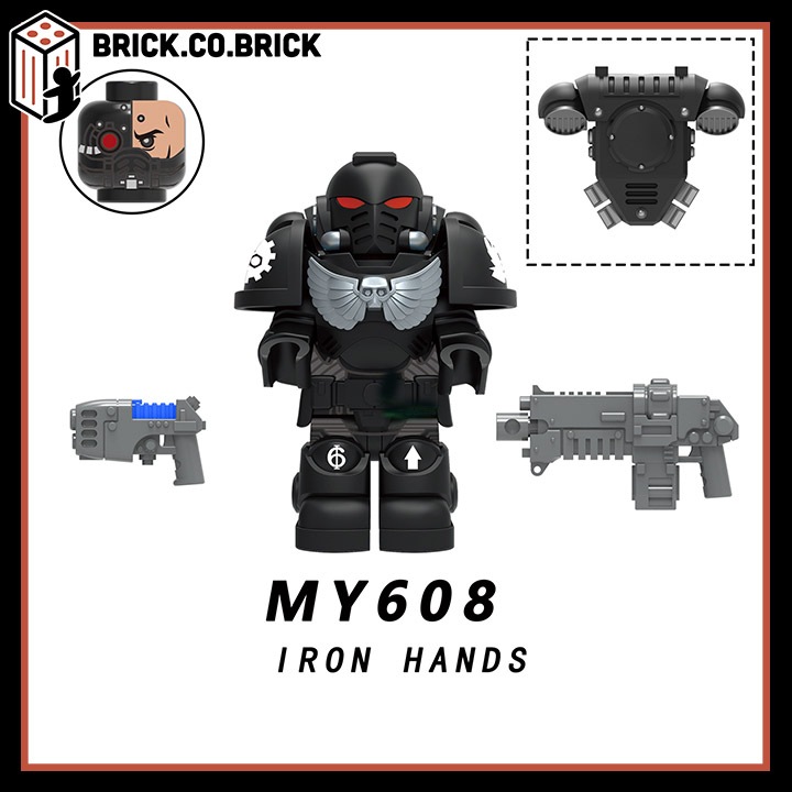 Warhammer Đồ chơi Lắp ráp Raven Vệ Kỳ giông Thép Tay Sói Mô hình Quân đội 40K MY606-MY610