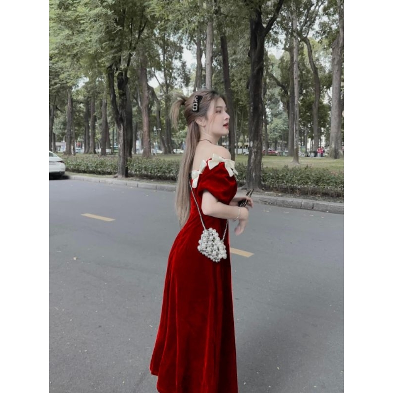 Set Sọc Xanh Viền Ren + Chân Váy