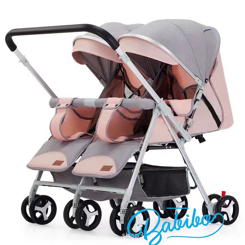 Xe đẩy đôi cao cấp cho bé BAIBIBO KIDS