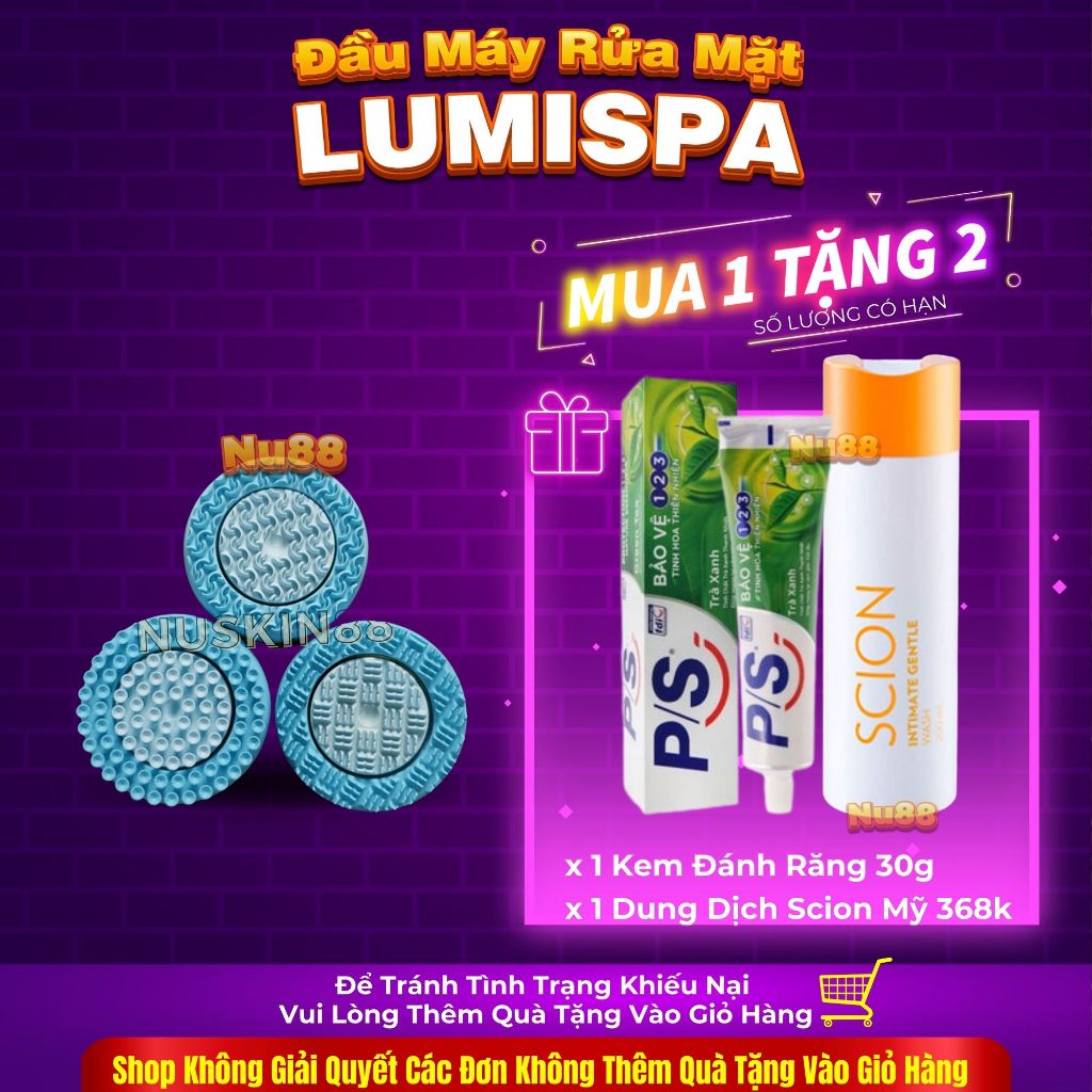 Đầu máy rửa mặt massage LUMISPA NUSKIN Dành Cho Phiên Bản Máy Mới 2024
