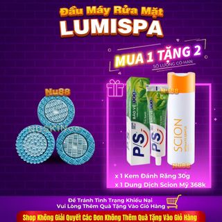 Đầu máy rửa mặt massage lumispa nuskin