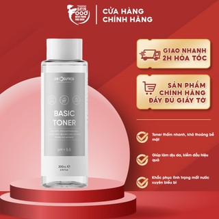 Nước Hoa Hồng Cấp Ẩm Cho Da Dầu DrCeutics Basic Toner 200ml