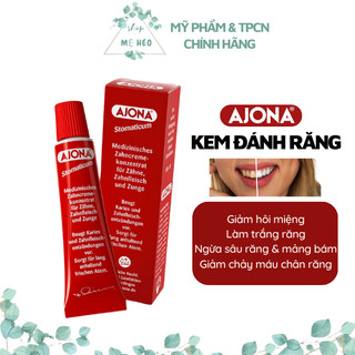 Kem đánh răng Ajona Đức 25ml làm sạch răng miệng, chống hôi miệng, mảng bám hiệu quả