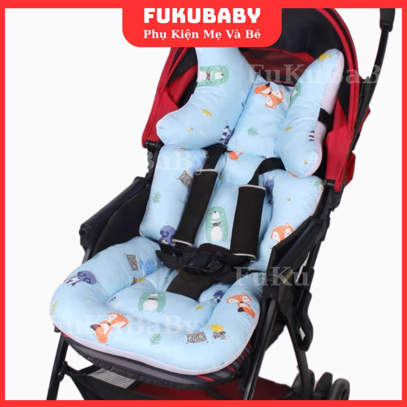 LXD49-Lót xe đẩy 3 tư thế, xe đẩy 2 ,chiều cho bé