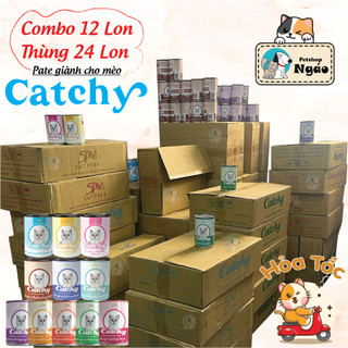 Pate thức ăn cho mèo Pate Catchy 400gr