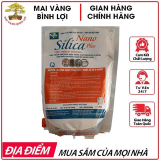 Nano slica plus việt pháp 1kg, xử lý nước ao hồ, xử lý các bệnh của ốc