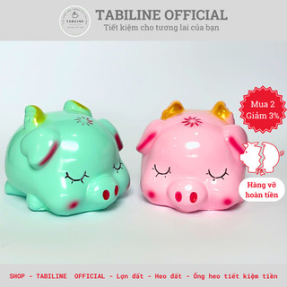 Lợn đất heo đất ống heo tiết kiệm tiền TABILINE Cánh tiên thiền thần cute đáng yêu LD50