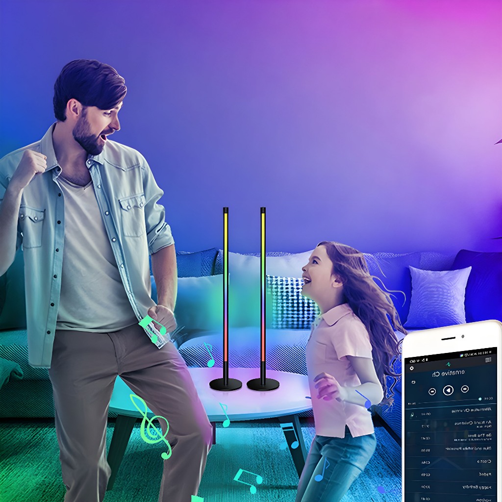Đèn Led Trang Trí Smart Lighting Happy Kết Nối Bluetooth/Remote  | EZPC