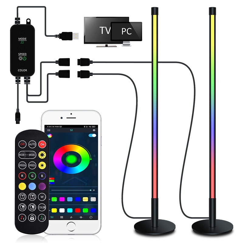 Đèn Led Trang Trí Smart Lighting Happy Kết Nối Bluetooth/Remote  | EZPC