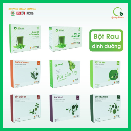 Bột Rau Củ Sấy Lạnh Nguyên Chất Quảng Thanh Hộp Tiện Lợi | QUẢNH THANH FOODS