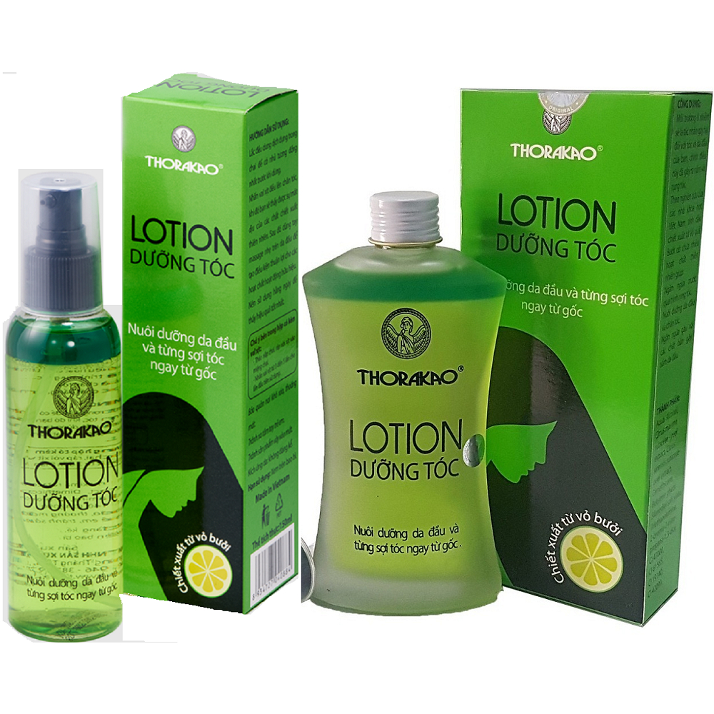 Lotion dưỡng tóc Thorakao 120ml chiếc xuất từ vỏ bưởi, 100% chính hãng