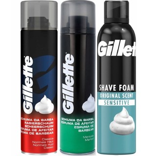 Bọt cạo râu Gillette Foamy Shave 300ml chính hãng.