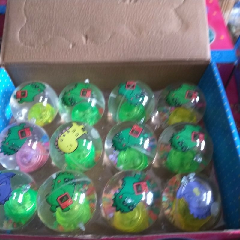 Hộp 12 quả bóng nảy Kim tuyến phát sáng