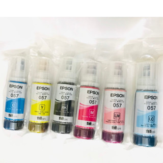 Bộ 6 chai mực màu mã 057 cho máy in Epson L8050, L18050.v.v. Rẻ nhất toàn quốc