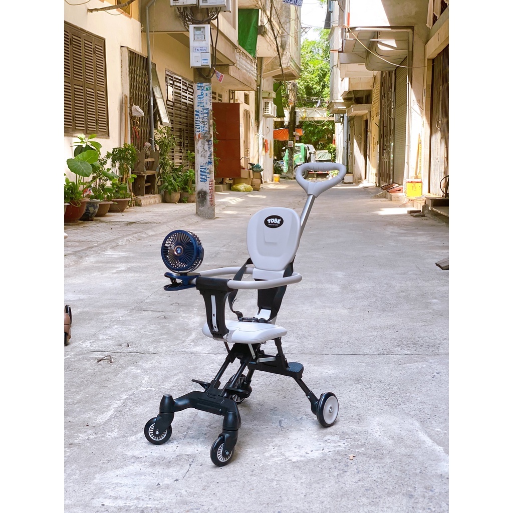 XE ĐẨY OLWEN TOBÉ GẤP GỌN ĐẢO CHIỀU CHO BÉ 6 đến 36 THÁNG KHÔNG ĐỆM KHÔNG MÁI CHE