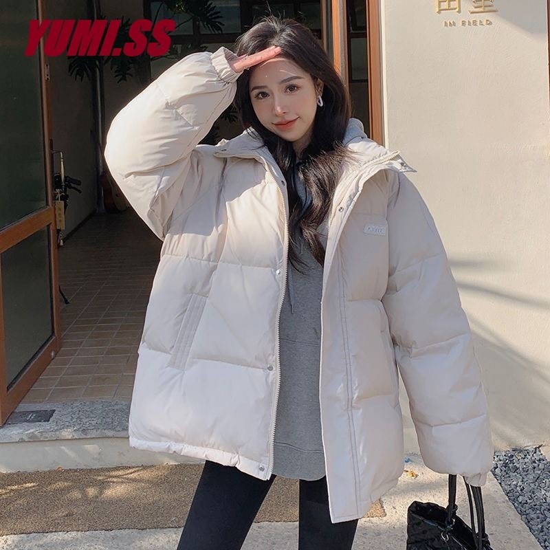 ÁO KHOÁC PHAO NAM NỮ ĐẠI HÀN - LOGO CN HÀNG QC CHUẨN LOẠI 1 Có Dây Rút - Áo Phao 3 lớp cao cấp