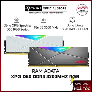 Ram adata xpg d50 ddr4 3200mhz rgb - hàng chính hãng