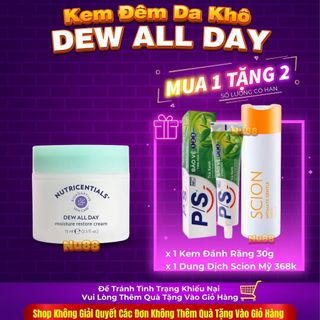Kem Đêm Nuskin Dew All Day Moisture Restore Cream Dành Cho Da Thường & Khô & Nhạy Cảm