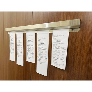 Loại cao cấp inox 304/ Thanh kẹp bill không cần vít, không khoan Thanh kẹp order dùng cho nhà hàng quán ăn, quán cafe