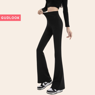Quần Legging Ống Loe Vải Umi GUDLOOK Form Mềm Mại Co Giãn Tập Yoga