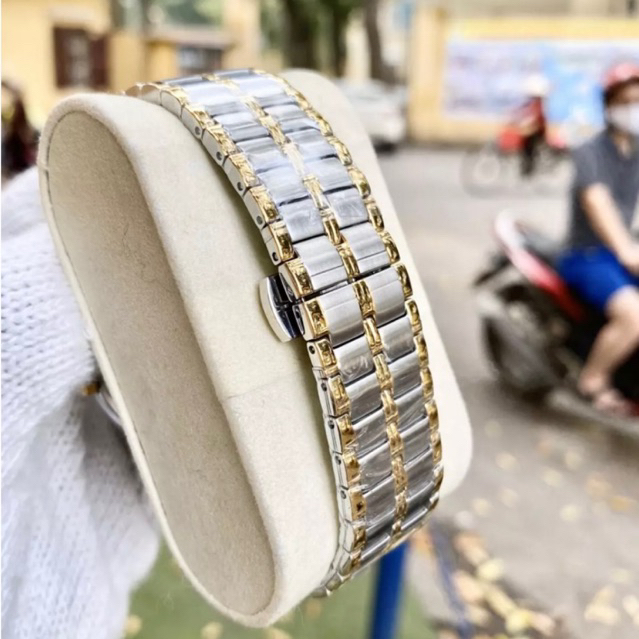 Đồng hồ nam OM 802L dây thép đúc đặc